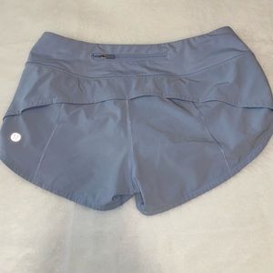 Lululemon Speed Up 2.5 Blue Linen Size 4. Gently Used